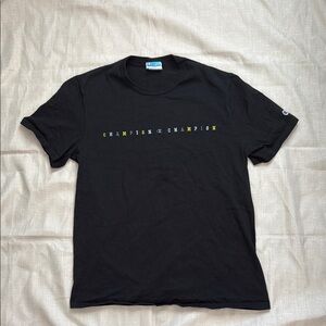 Champion Black T-Shirt for Men